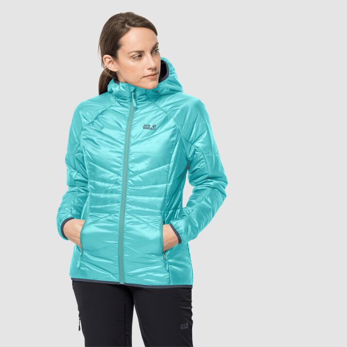 Chamarra Cortavientos Jack Wolfskin Argon Mujer Verde Menta Mexico-6184279